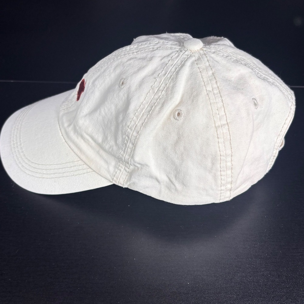 Vantage Apple Logo Hat Off White Embroidered Tech Corporate Gorpcore Unisex OSFA - Picture 6 of 7